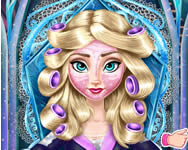 sminkes - Elsa frozen real makeover