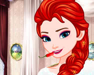 sminkes - Frozen Elsa fire makeover