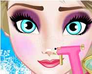sminkes - Piercing for Elsa frozen