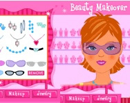 Beauty makeover sminkes HTML5 játék