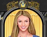Britney Spears makeup online játék