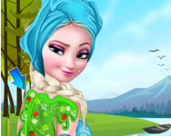 Frozen Elsa ice bucket makeover online játék