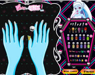 Monster High manicure játék